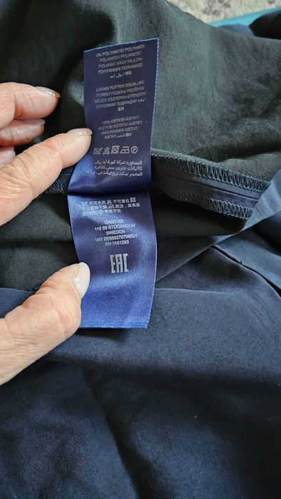 Fustă GANT Midi Elegantă - Albastru Marin (Navy) - Mărimea 40