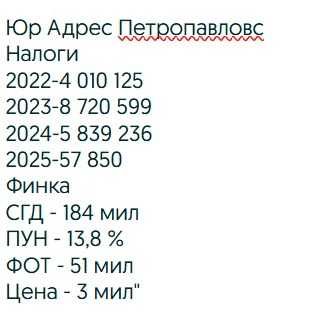 Продам ТОО с финустоичивость пун 13