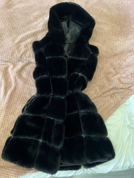 Елече с качулка от еко косъм