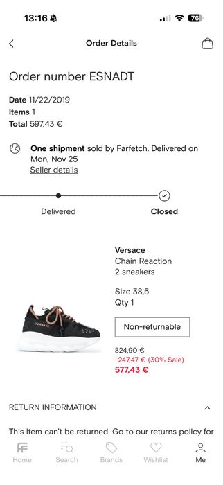 Adidasi versace chain reaction 2