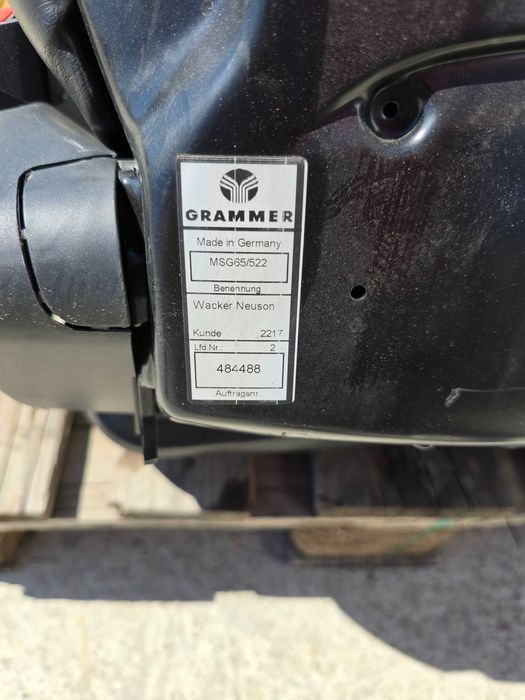 Scaun Grammer Primo XXM (MSG65/522) NOU – Pentru Wacker Neuson / Utilaje Compatibile