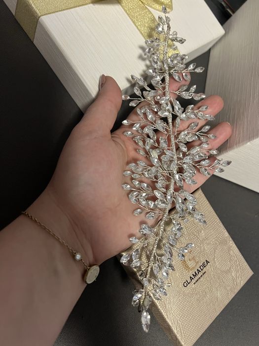 Diadema mireasa GLAMADEA felxibila.