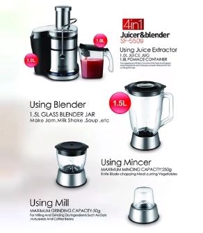 Кухонный комбайн Sonifer SF-5509 4 in 1