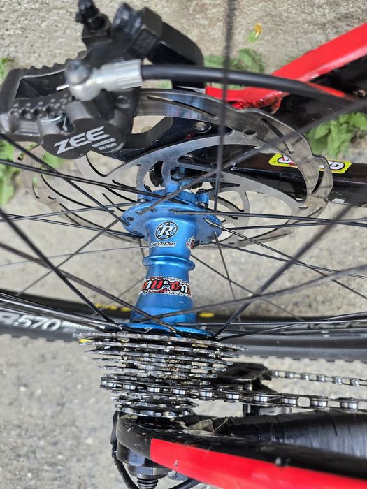 Trek Session 9.9 Карбонов 26 цола Boxxer Двукоронна Въздушна, Rockshox Vivid Rc2 шок