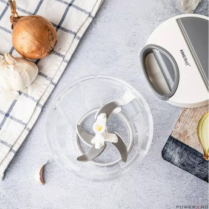 Dispozitiv pentru tocat legume si fructe, alb, diametru 12,5 cm,