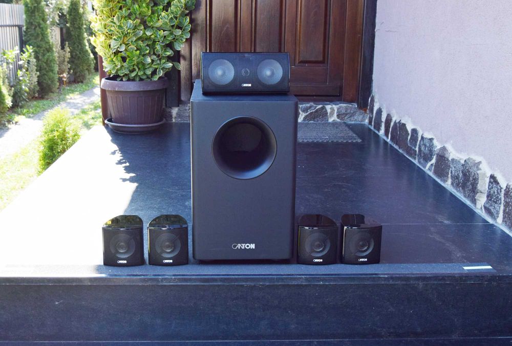 Sistem 5.1 Canton Movie 85 CX, subwoofer activ + 5 boxe