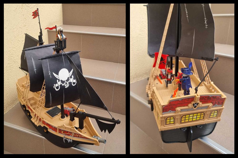Vapor pirati Playmobil 6678 Floating Pirate Riders Ship