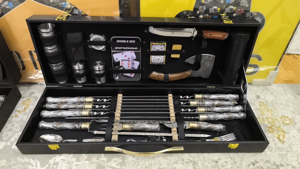 Премиум-наборы для настоящих ценителей отдыха! Набор шампуров!