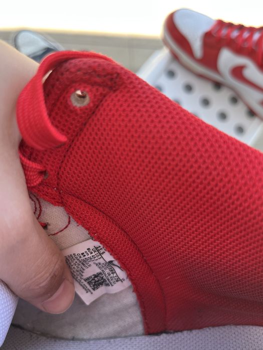 Nike Dunk high university red 45.5