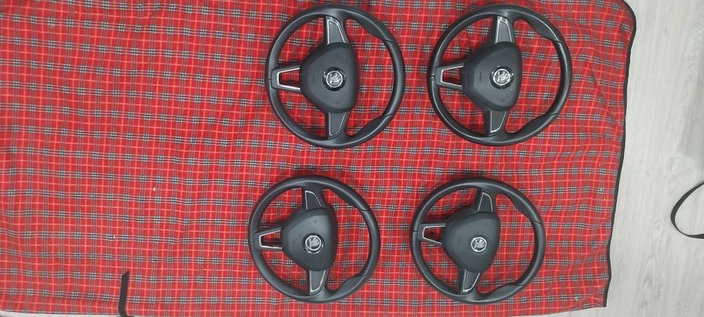 Volan skoda Octavia,Fabia, piele perforata