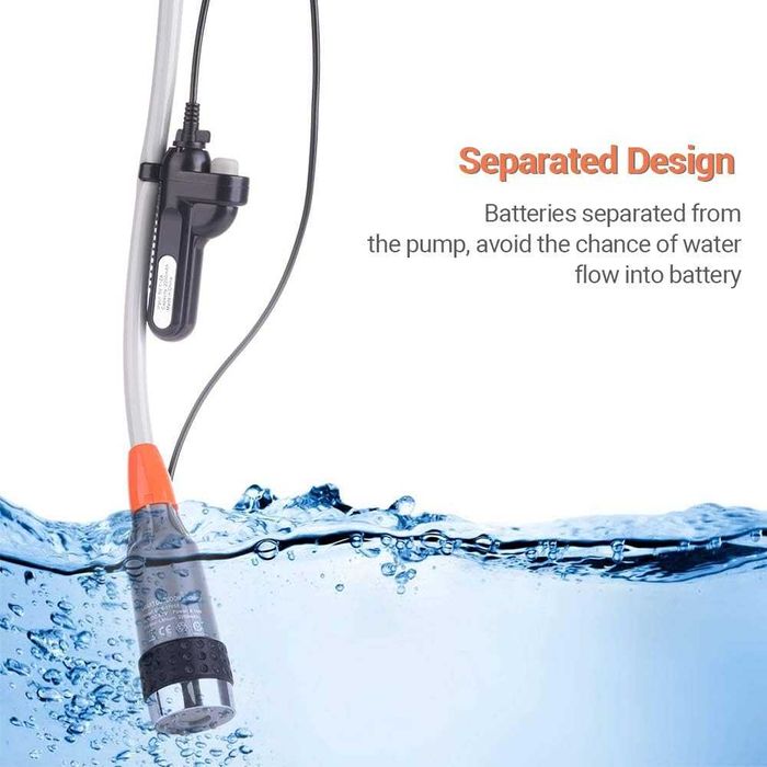 WOLFWILL преносим къмпинг душ с помпа и 2 USB батерии