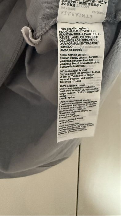 Тениска ALLSAINTS в светло син цвят