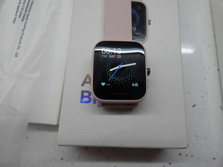 Нов Смарт Часовник Amazfit Bip U Pink - розов Smart Watch