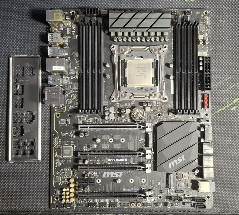 Материнская плата MSI X299 Raider + Intel i7-7800X