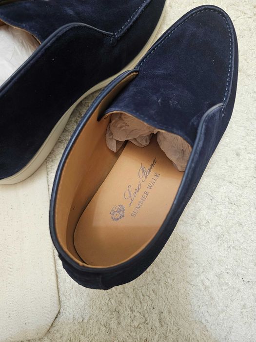 Loaferi L.P. inalti bleumarin, marimi 40-45, mocasini Premium