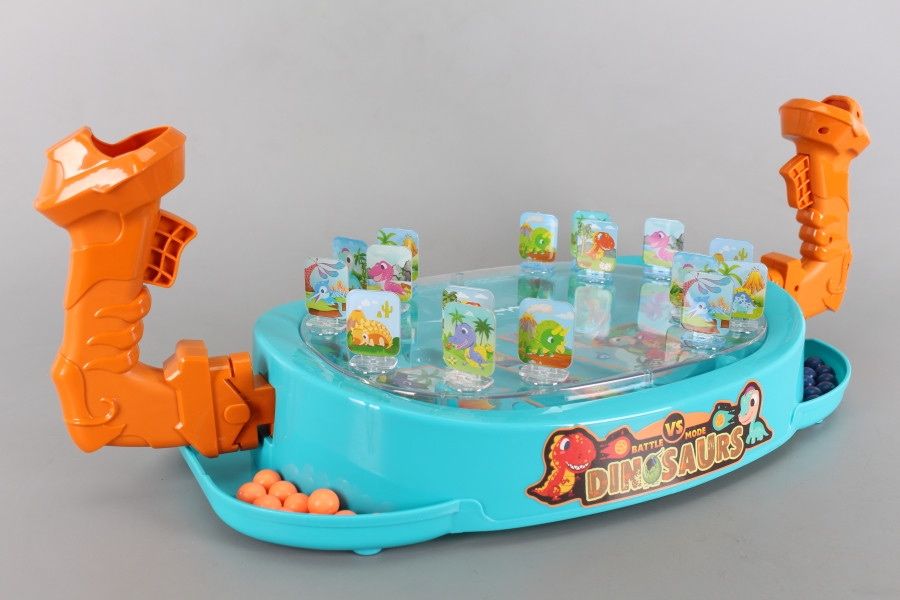 Битка Динозаври, събори мишените, топчета, игра за двама