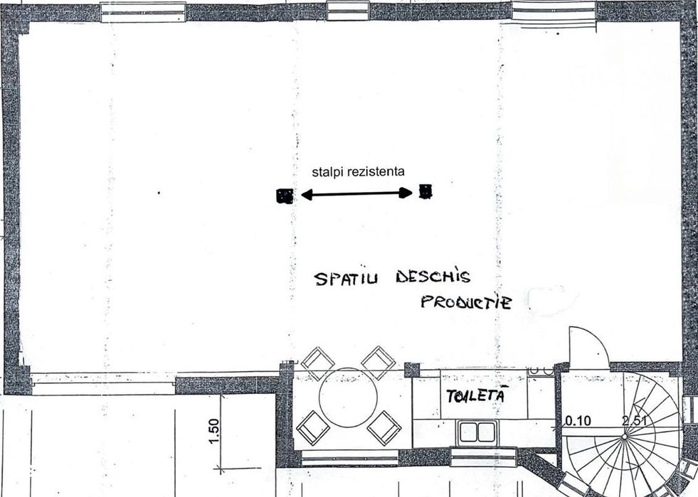 Spatiu de inchiriat 100 mp Bucuresti Sector 5 multiple functionalitati