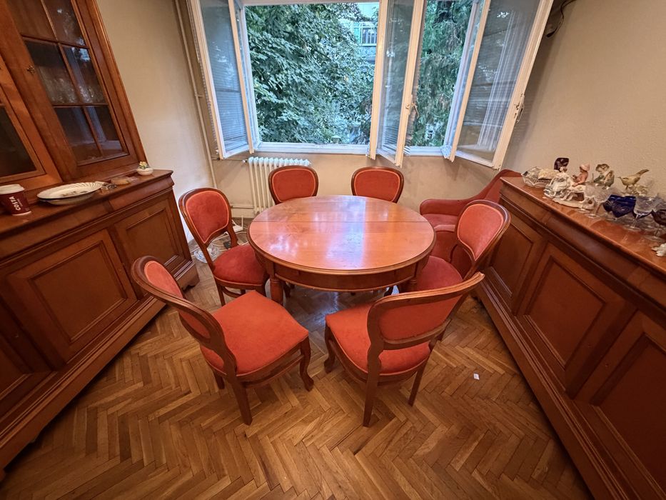 Vand set mobilier camera de zi din lemn masiv