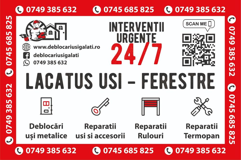 Reparatii Termopane/Usi/Lacatus Usi Galati/Reparatii USI/Yale usi