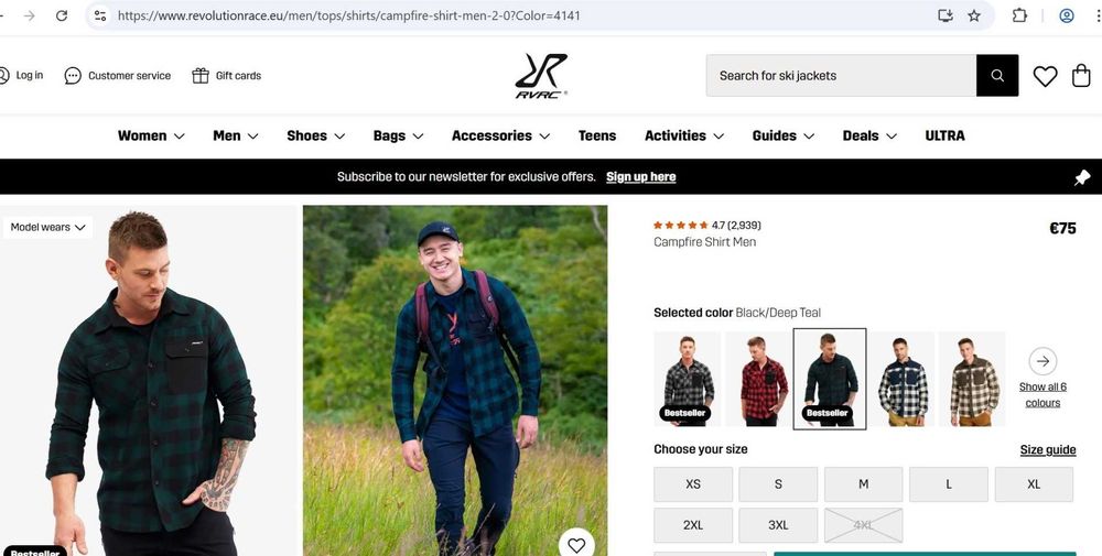 REVOLUTION RACE - мъжка туристическа риза, размер L