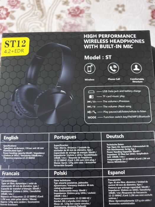Безжични Bluetooth слушалки ST12
