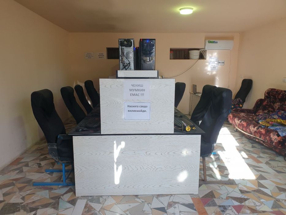 Tayyor biznez 10 dona kompyuter+mebel