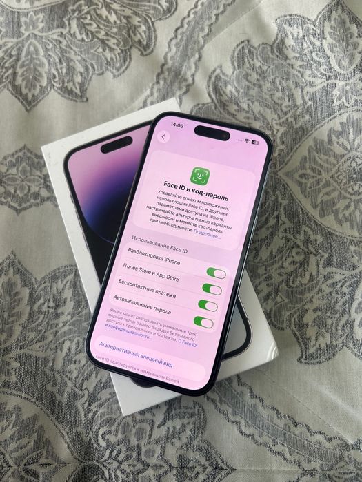Iphone 14pro 100% 128gb