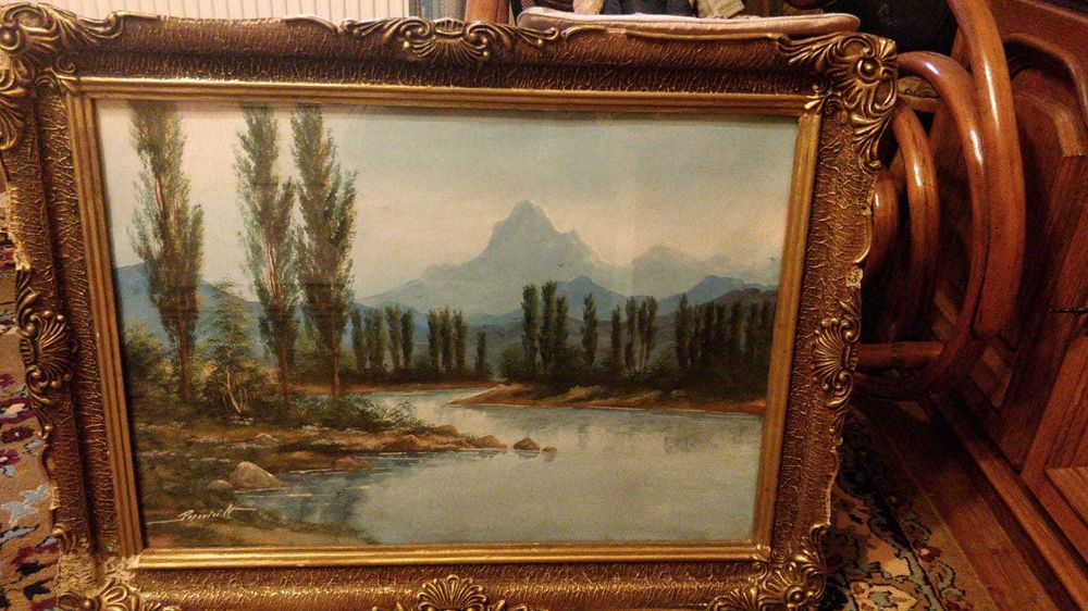 Tablou pictor N. Popovici - Peisaj