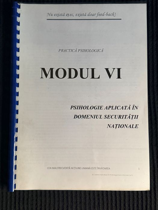 Pachet cursuri de psihologie aplicată printate și legate