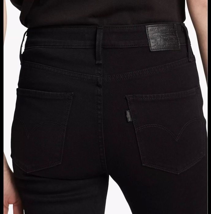 Оригинални Дамски Дънки Levi's Strauss Lot Skinny 721 Дънки Черни