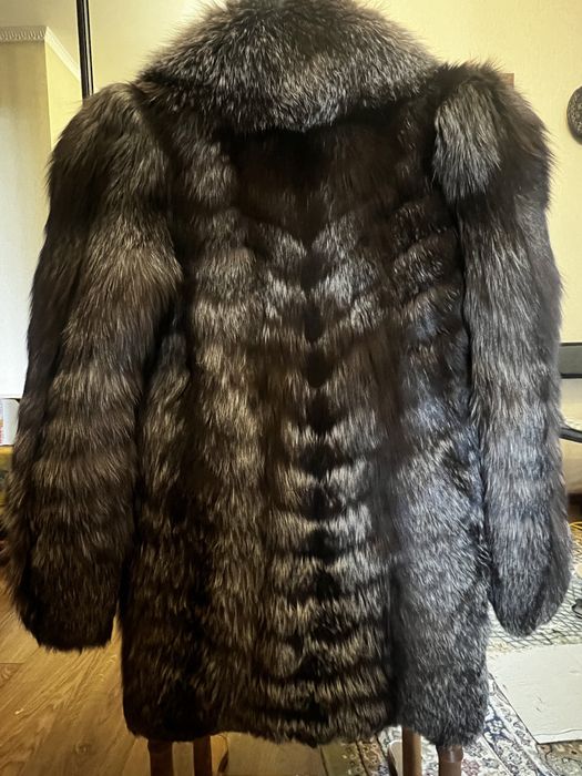 Шуба из чернобурки