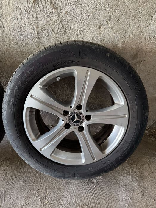 Set 4 jante originale Mercedes 17" (E-Class W212/W213) cu anvelope 225/55 R17