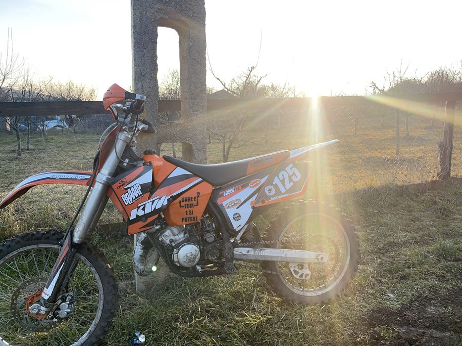 Vând sau schinb ktm sx 125 an 2008