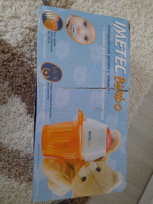 Omogeneizator blender bebeluși Imetec Bimbo HM3, Recipient de 400ml