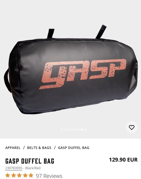 GASP - Duffel Bag - Фитнес сак