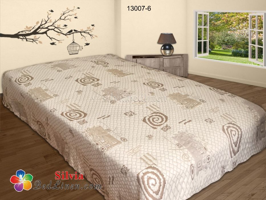 ПРОМОЦИЯ!Жакардова двулицева кувертюра за спалня,приста,единични легла