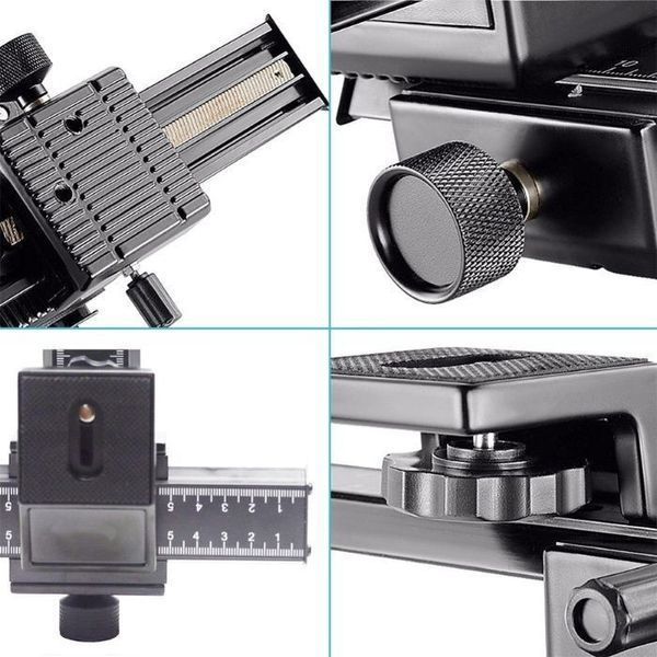 Широкоъгълен плъзгач shoot за макро фокусиране, 4 посоки за заснемане