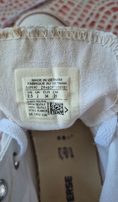 Converse dama mărimea 34