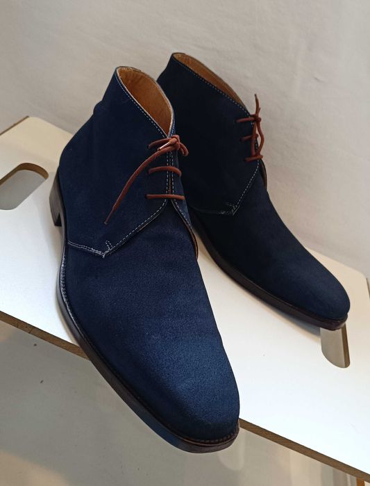 Ghete lace up 43 43.5 chukka premium Bata piele naturala moale suede