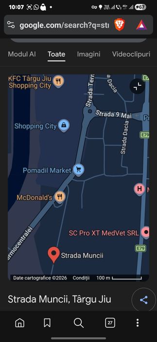 Teren intravilan 2220 mp – Str. Muncii – oportunitate investiție