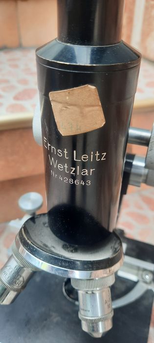 Микроскоп Leica / Leitz Wetzlar оригинално състояние