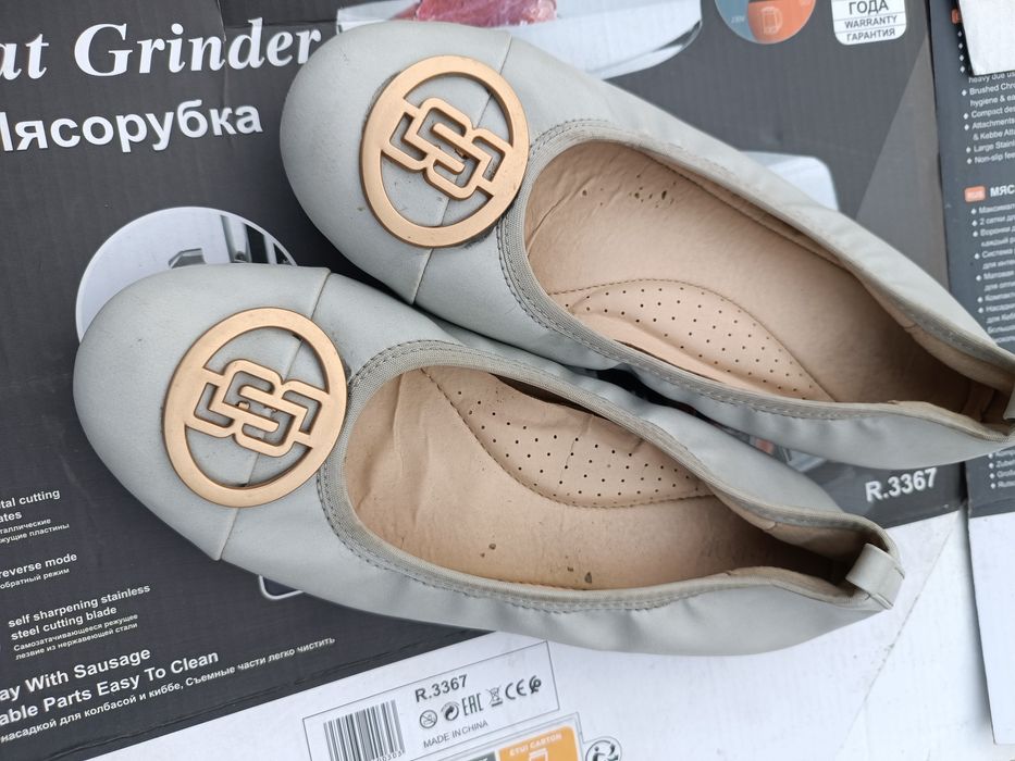 Балетки полуботинки