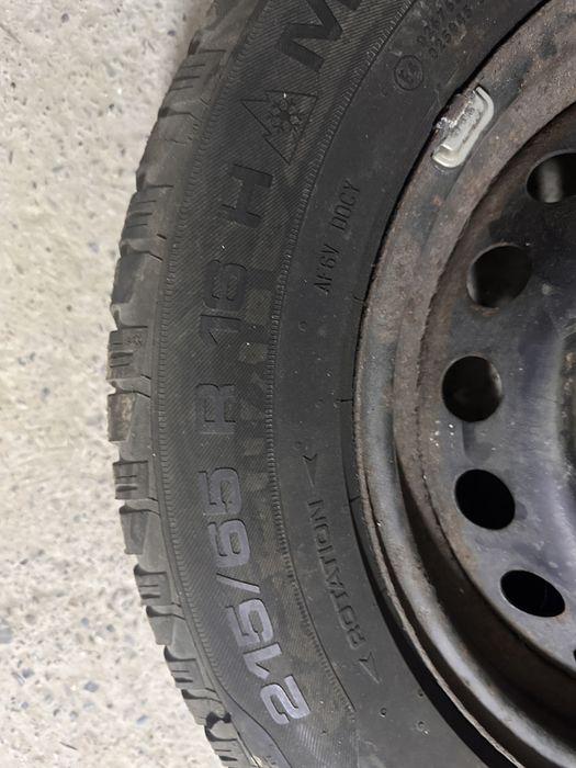 Roti nissan 215/65/16 de iarna dot 2018 100€ fix