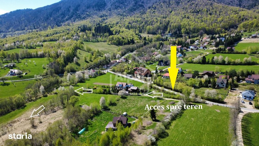 Teren Bran – Tohănița | Vedere Munții Bucegi