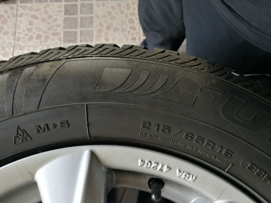 16" VW Tiguan 5x112 джанти със зимни гуми