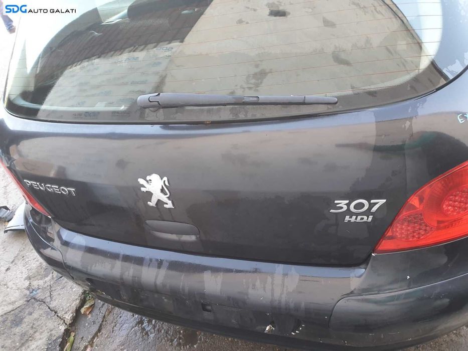 Hayon Haion Portbagaj Dezechipat cu Luneta Geam Sticla Peugeot 307 Hatchback 2002 - 2008 Culoare EXLD