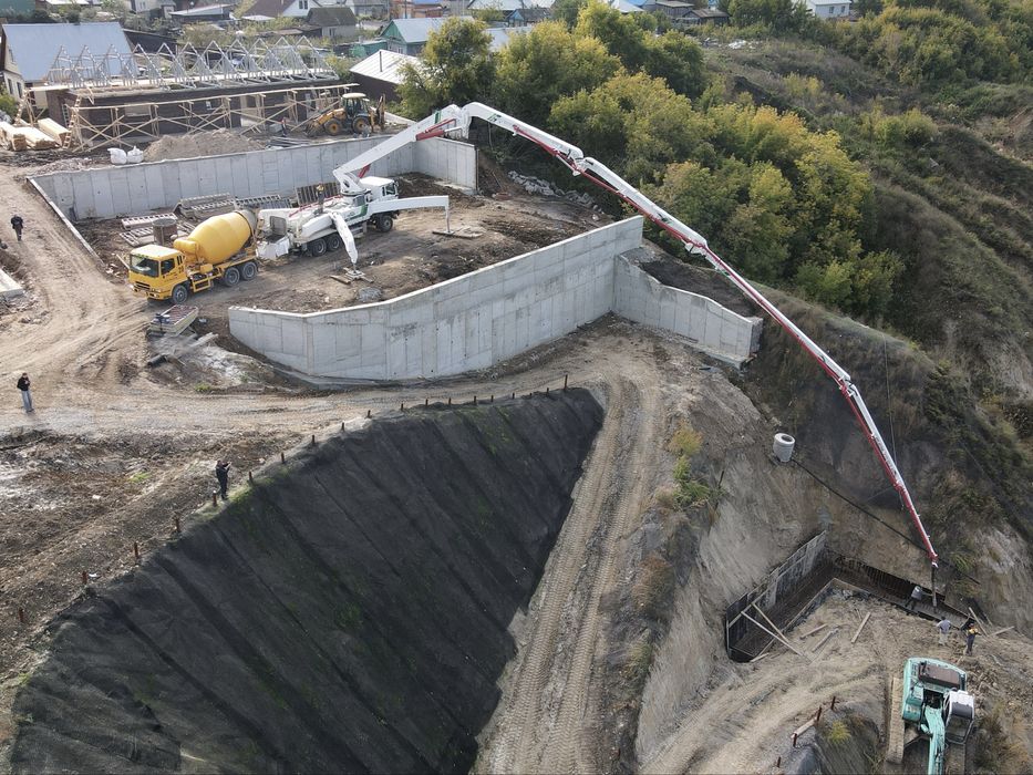 Услуги автобетононасоса