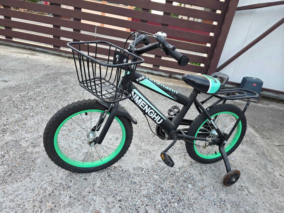 Bicicleta copii cu roti ajutatoare