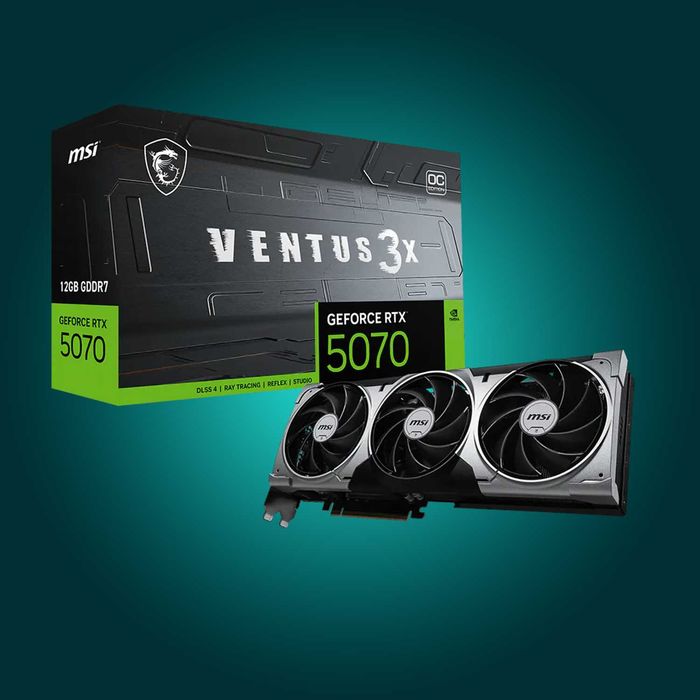 Видеокарта MSI GeForce RTX 5070 Ventus 3X OC 12GB GDDR7 (PCIe 5.0)