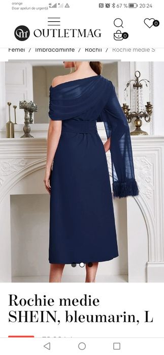 De vânzare rochie bleumarin